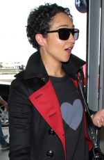 RUTH NEGGA at Los Angeles International Airport 01/12/2017