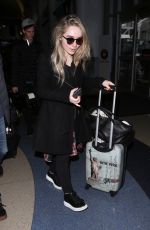 SABRINA CARPENTER at LAX Airport in Los Angeles 01/12/2016