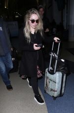 SABRINA CARPENTER at LAX Airport in Los Angeles 01/12/2016