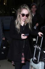 SABRINA CARPENTER at LAX Airport in Los Angeles 01/12/2016
