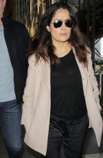 SALMA HAYEK at Los Angeles International Airport 01/30/2017