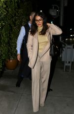 SALMA HAYEK Out for Dinner in Beverly Hills 01/26/2017