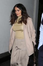 SALMA HAYEK Out for Dinner in Beverly Hills 01/26/2017