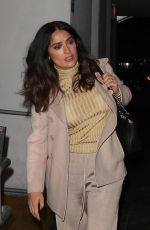 SALMA HAYEK Out for Dinner in Beverly Hills 01/26/2017