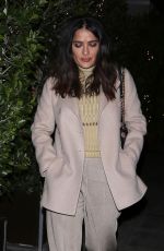 SALMA HAYEK Out for Dinner in Beverly Hills 01/26/2017