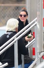 SANDRA BULLOCK on the Set of 