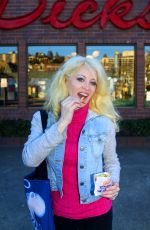 SARA BARRETT Out and About in Seattle 01/04/2017