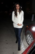 SARA SAMPAIO at Catch LA in West Hollywood 01/24/2017