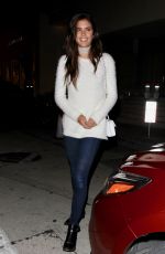 SARA SAMPAIO at Catch LA in West Hollywood 01/24/2017