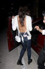SARA SAMPAIO at Catch LA in West Hollywood 01/24/2017