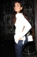 SARA SAMPAIO at Catch LA in West Hollywood 01/24/2017