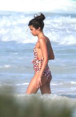 SARA SAMPAIO in Swimsuit on the Beach in Cancun 12/31/2016
