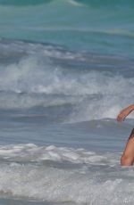 SARA SAMPAIO in Swimsuit on the Beach in Cancun 12/31/2016