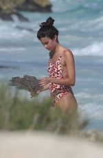 SARA SAMPAIO in Swimsuit on the Beach in Cancun 12/31/2016