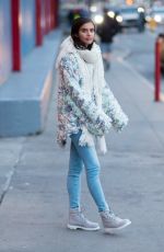 SARA SAMPAIO Out and About in New York 01/29/2017