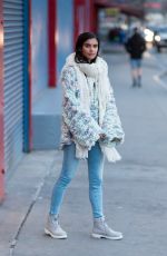 SARA SAMPAIO Out and About in New York 01/29/2017