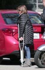 SARAH HYLAND on the Set of Modern Family in Los Angeles 01/26/2017