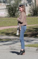 SARAH HYLAND on the Set of Modern Family in Los Angeles 01/26/2017