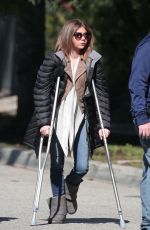 SARAH HYLAND on the Set of Modern Family in Los Angeles 01/26/2017