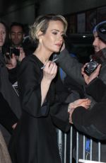 SARAH PAULSON Arrives at Late Show with Stephen Colbert in New York 01/16/2017
