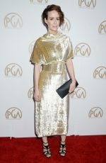 SARAH PAULSON at 28th Annual Producers Guild Awards in Beverly Hills 01/28/2017