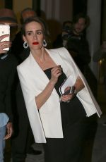 SARAH PAULSON at Catch LA in West Hollywood 01/29/2017