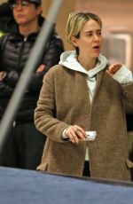 SARAH PAULSON at JFK Airport in New York 01/09/2017