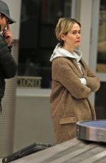 SARAH PAULSON at JFK Airport in New York 01/09/2017