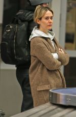 SARAH PAULSON at JFK Airport in New York 01/09/2017
