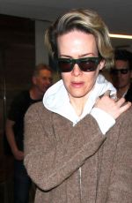 SARAH PAULSON at LAX Airport in Los Angeles 01/26/2017