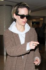 SARAH PAULSON at LAX Airport in Los Angeles 01/26/2017