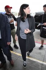 SARAH SILVERMAN at LAX Airport in Los Angeles 01/09/2017