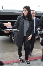 SARAH SILVERMAN at LAX Airport in Los Angeles 01/09/2017