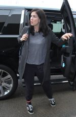 SARAH SILVERMAN at LAX Airport in Los Angeles 01/09/2017