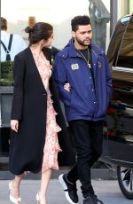 SELENA GOMEZ and The Weeknd at Galleria Dell