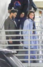 SELENA GOMEZ and The Weeknd Night Out in Hollywood 01/26/2017