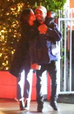SELENA GOMEZ and The Weeknd Night Out in Santa Monica 01/11/2017