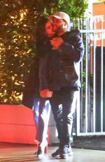 SELENA GOMEZ and The Weeknd Night Out in Santa Monica 01/11/2017