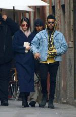 SELENA GOMEZ and The Weeknd Night Out in Venice 01/30/2017