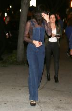 SELENA GOMEZ Out for Dinner at Terroni in Los Angeles 01/15/2017