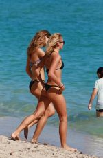 SELENA WEBER in Bikini at a Beach in Miami 01/19/2017