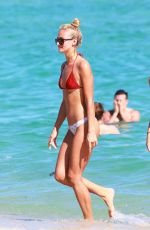 SELENA WEBER in Bikini at a Beach in Miami 01/20/2017