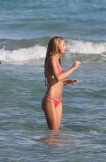 SELENA WEBER in Bikini at a Beach in Miami 01/30/2017