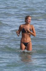 SELENA WEBER in Bikini at a Beach in Miami 01/30/2017