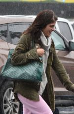 SELMA BLAIR Braved the Rain in Los Angeles 01/22/2017