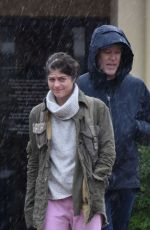SELMA BLAIR Braved the Rain in Los Angeles 01/22/2017