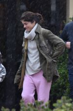 SELMA BLAIR Braved the Rain in Los Angeles 01/22/2017