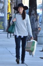 SELMA BLAIR Out Shopping in Studio City 01/21/2017