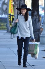 SELMA BLAIR Out Shopping in Studio City 01/21/2017