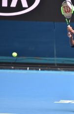 SERENA WILLIAMS at Practice Session at Melbourne Park 01/12/2017